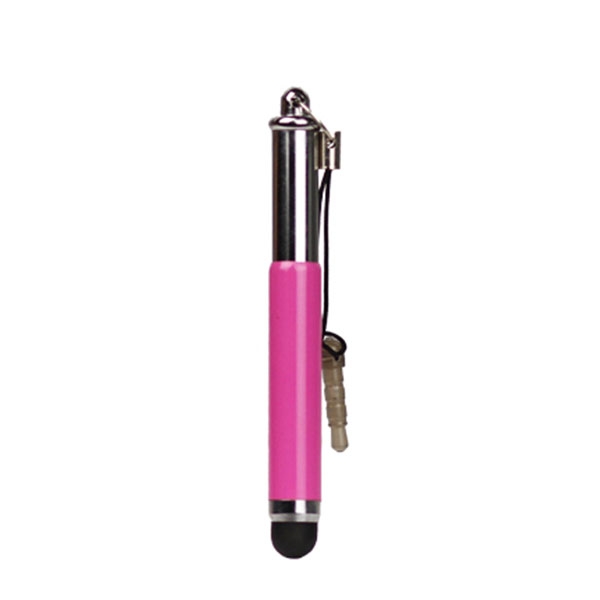 Rosa & Schwarz 2X Universal Eingabestift Stift Touch Pen 2 in 1 Kugelschreiber 100% kompatibel mit Allen gängigen Tablets Smartphone 