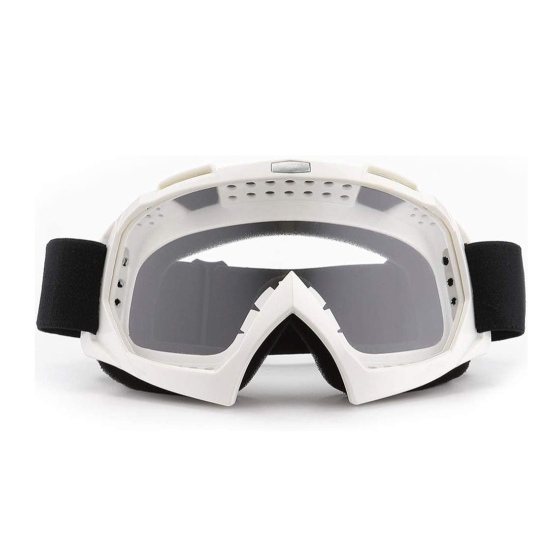 Image of Motocross Brille Ski Sportbrille mit UV-Schutz - Weiss bei Apfelkiste.ch