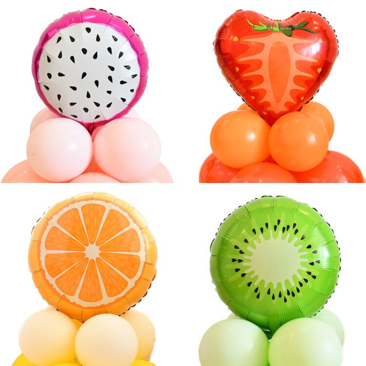 Twotti Frutti 3D-Obst-Dekorationen – 12-teilige Girlande Für Sommerliche Mottopartys