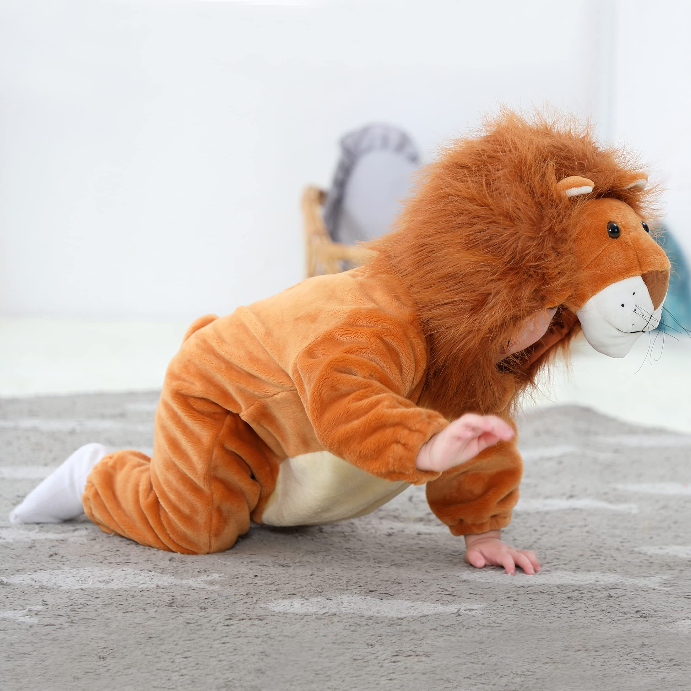 Chaks Aptafêtes Löwenkostüm – Plüsch, Für Kinder, Größe 140 Cm