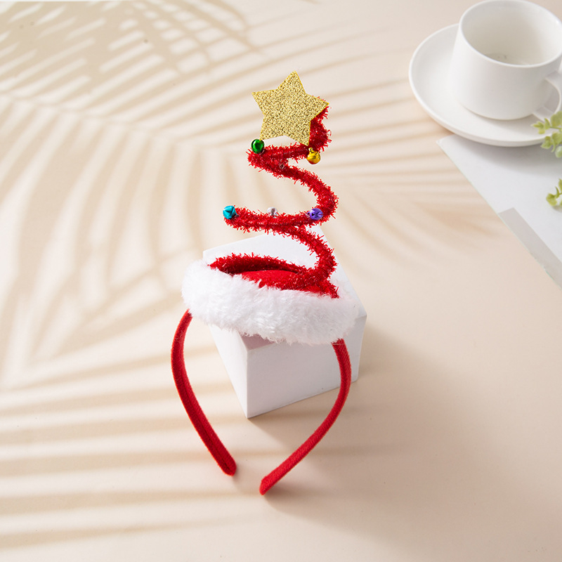 Weihnachts-Haarreif Mit Glöckchen – Rot/Grün, Für Kinder & Erwachsene, Festlicher Kopfschmuck Für Xmas-Partys