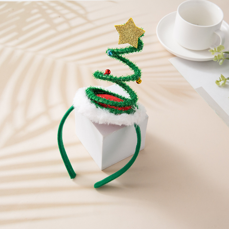 Weihnachts-Haarreif Mit Glöckchen – Rot/Grün, Für Kinder & Erwachsene, Festlicher Kopfschmuck Für Xmas-Partys