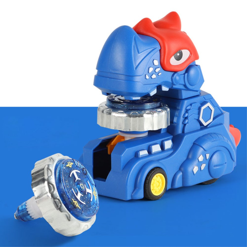 Image of Multi Funktions Gyro Truck Dinosaurier Kreisel Spielzeug (inkl. LR41 Batterien) - Blau bei Apfelkiste.ch