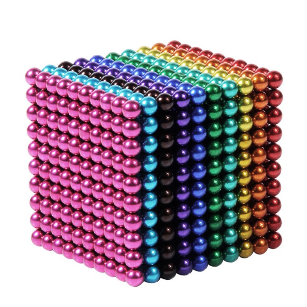 Image of Neodym Kugel Magnet Puzzle M-Cube (1000 Kugel-Magnete / 5mm) - Bunt bei Apfelkiste.ch