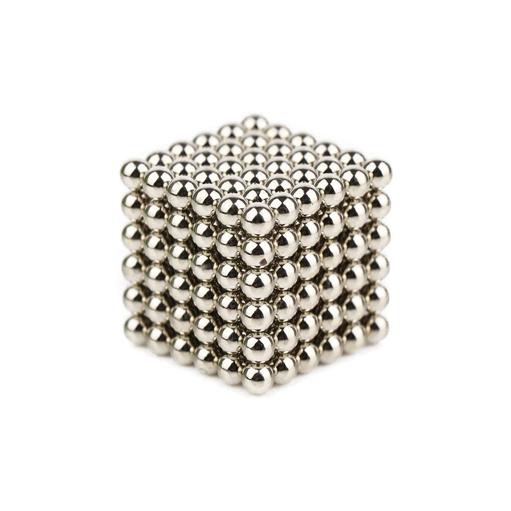 Image of Neodym Kugel Magnet Puzzle M-Cube (216 Kugel-Magnete / 5mm) - Silber bei Apfelkiste.ch