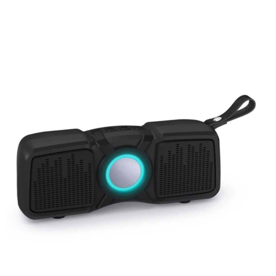 Image of NewRixing - Portabler Bluetooth 5.0 TWS Lautsprecher mit FM Radio / Aux / USB A + SD Kartenslot - Schwarz bei Apfelkiste.ch