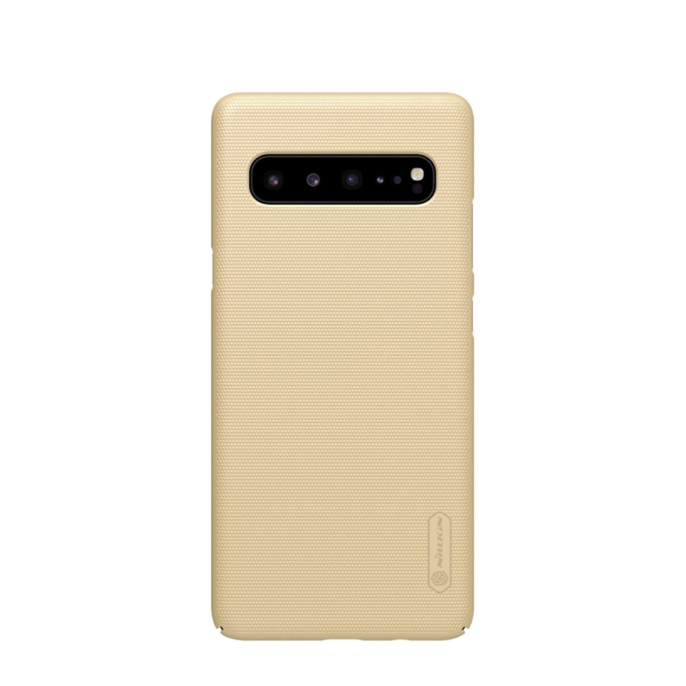 Image of Nillkin - Samsung Galaxy S10 5G Hardcase Schutzhülle Grip Design - Gold bei Apfelkiste.ch