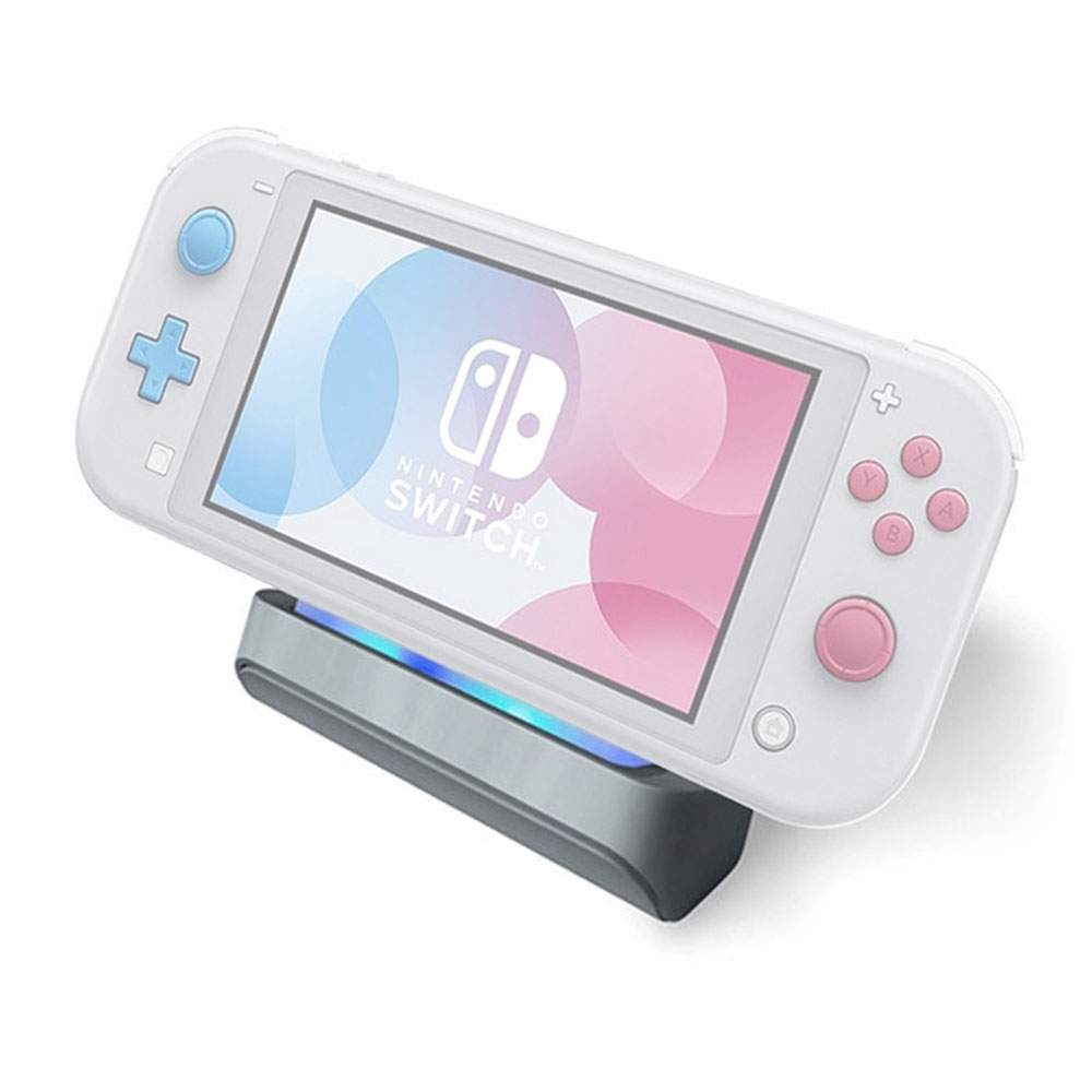 Image of Nintendo Switch / Switch Lite USB C Ladegerät Dockingstation - Grau bei Apfelkiste.ch
