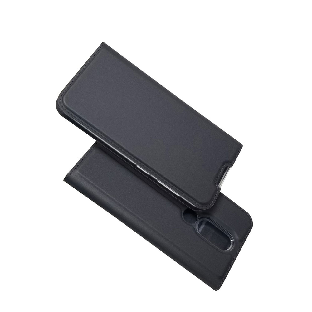 Image of Nokia 4.2 Flip Wallet Cover Leder Tasche - Schwarz bei Apfelkiste.ch