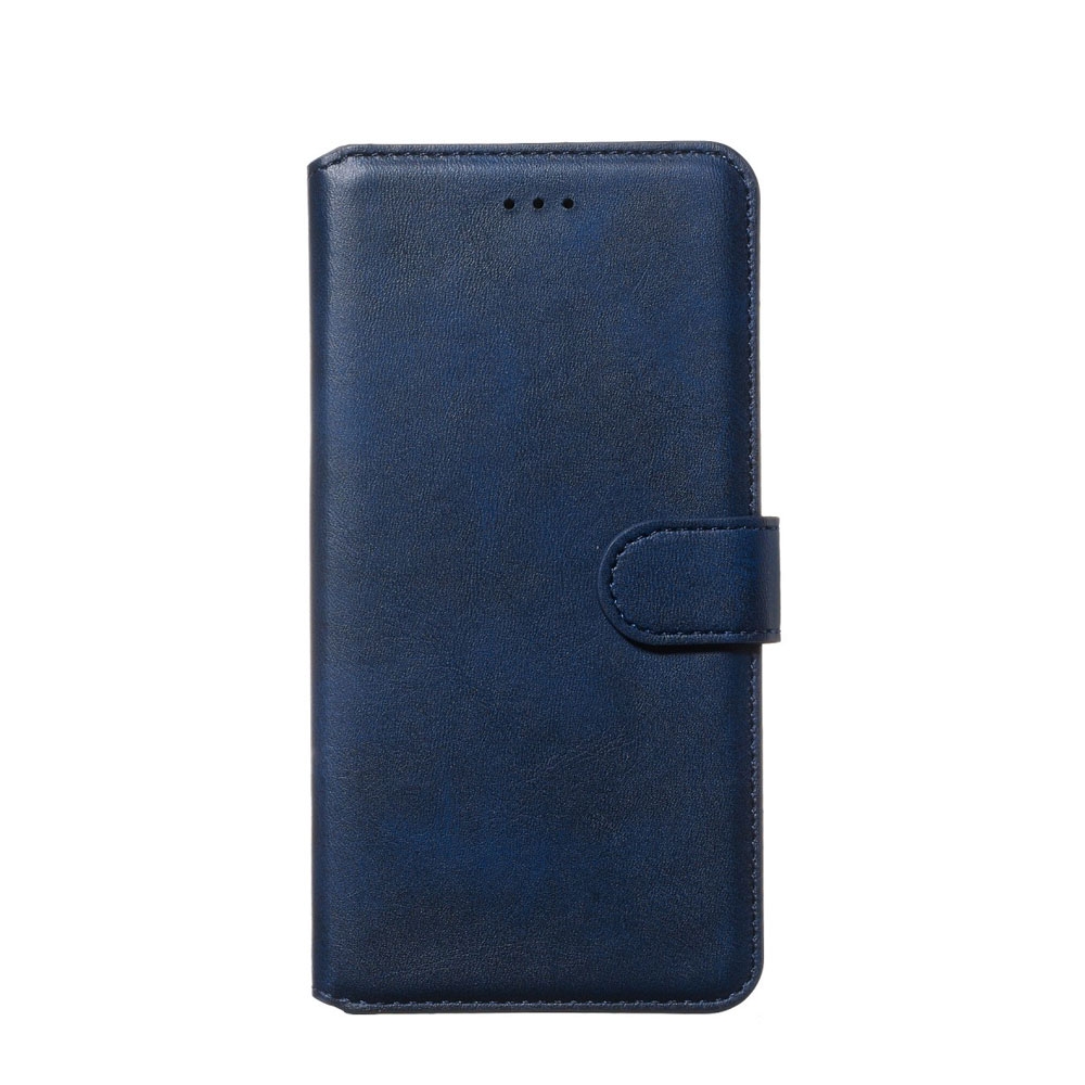 Image of Nokia 4.2 Leder Tasche Flip Cover mit Kartenfächer - Blau bei Apfelkiste.ch