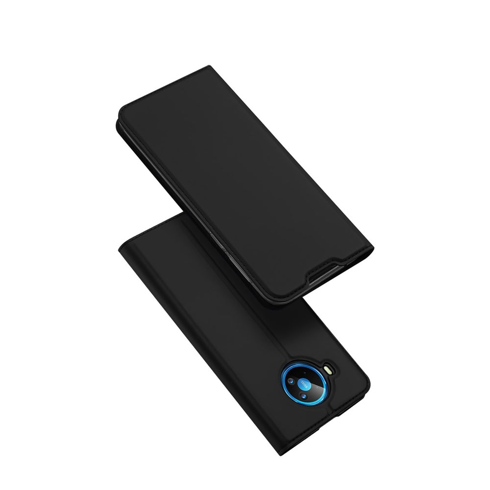 Image of Dux Ducis - Nokia 8.3 5G Flip Wallet Cover Leder Tasche - Schwarz bei Apfelkiste.ch