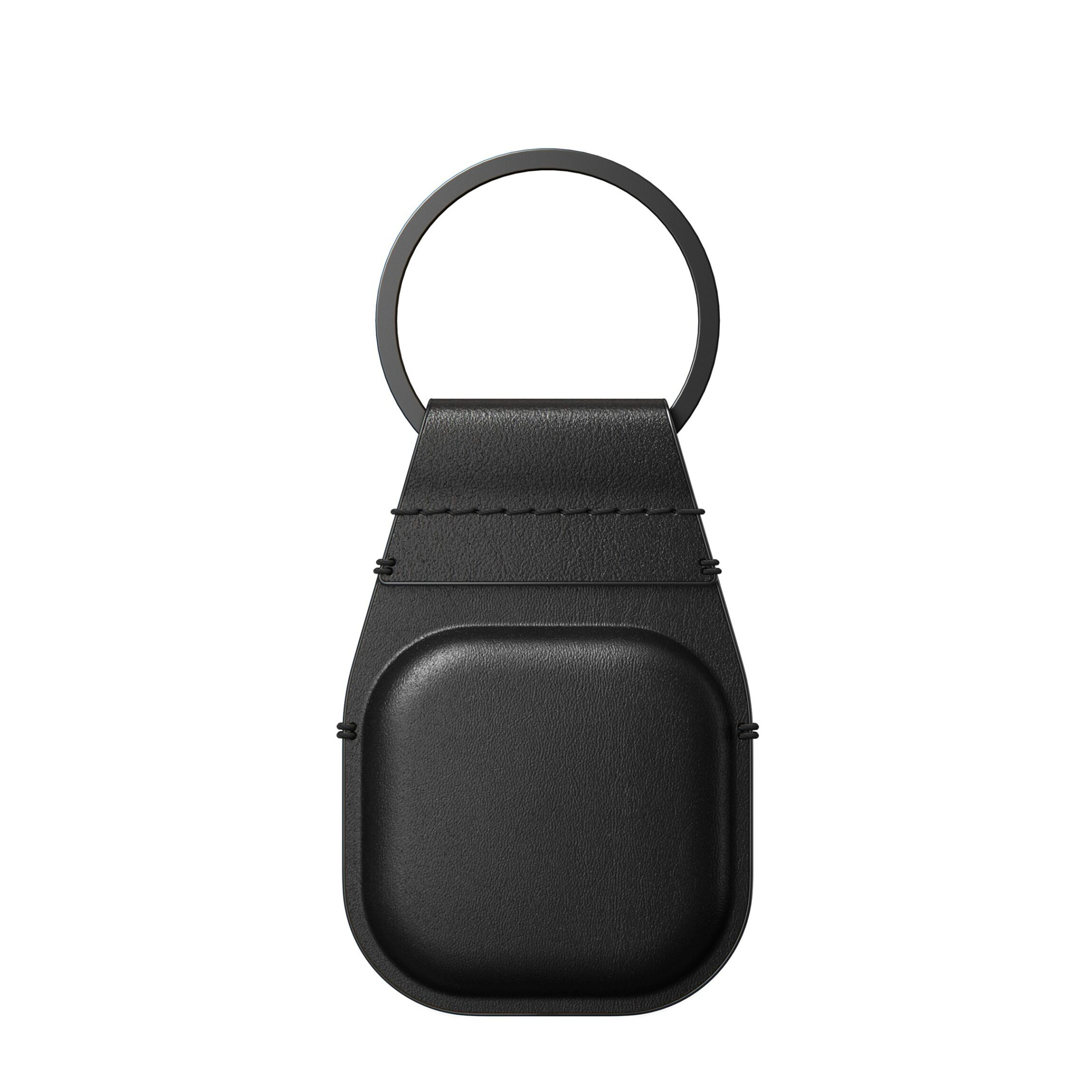 Image of Nomad - Apple AirTag Echtleder Hülle mit Schlüsselring (NM01014485) - Schwarz bei Apfelkiste.ch