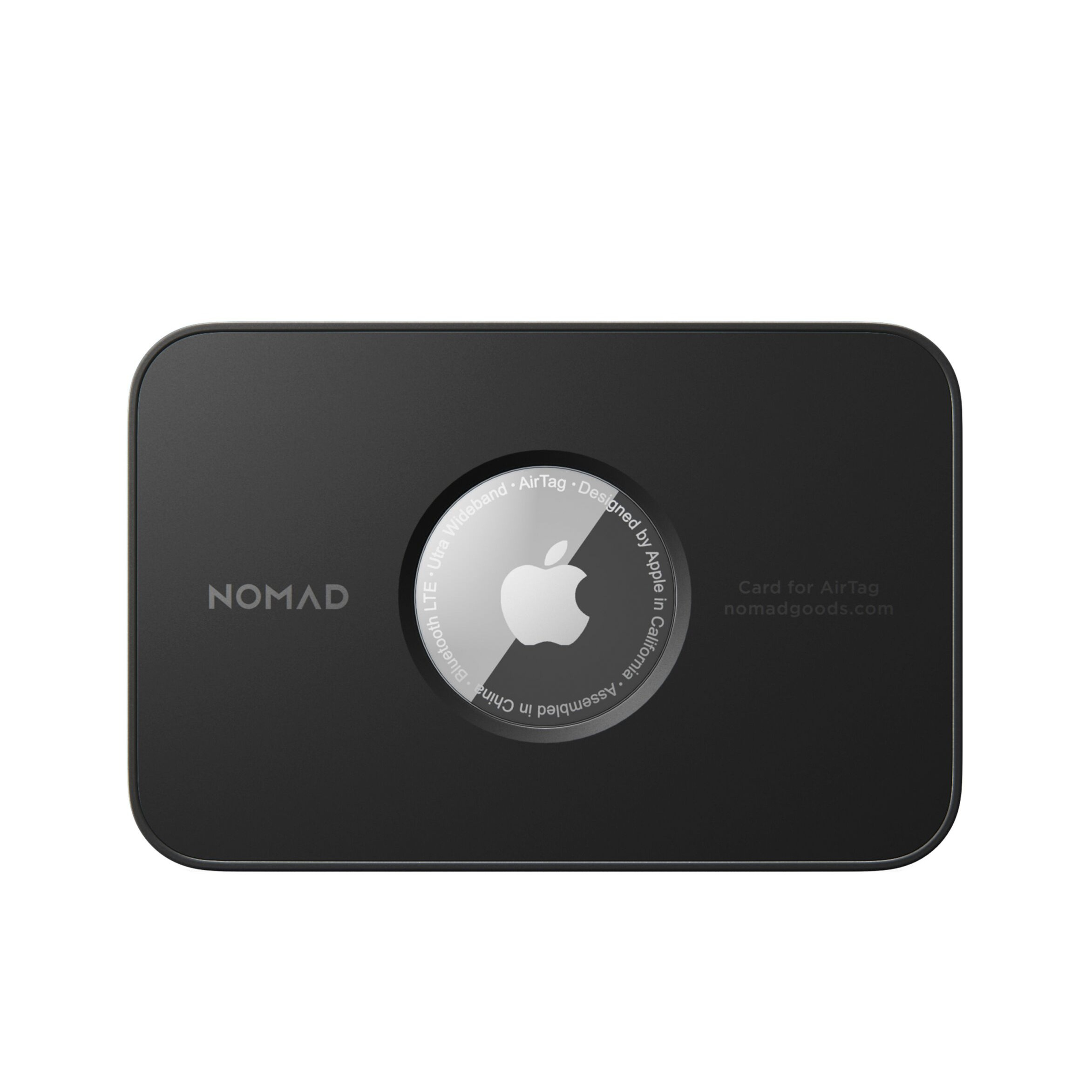 Image of Nomad - Apple AirTag Hardcase Hülle in Kartenform (NM01101185) - Schwarz bei Apfelkiste.ch