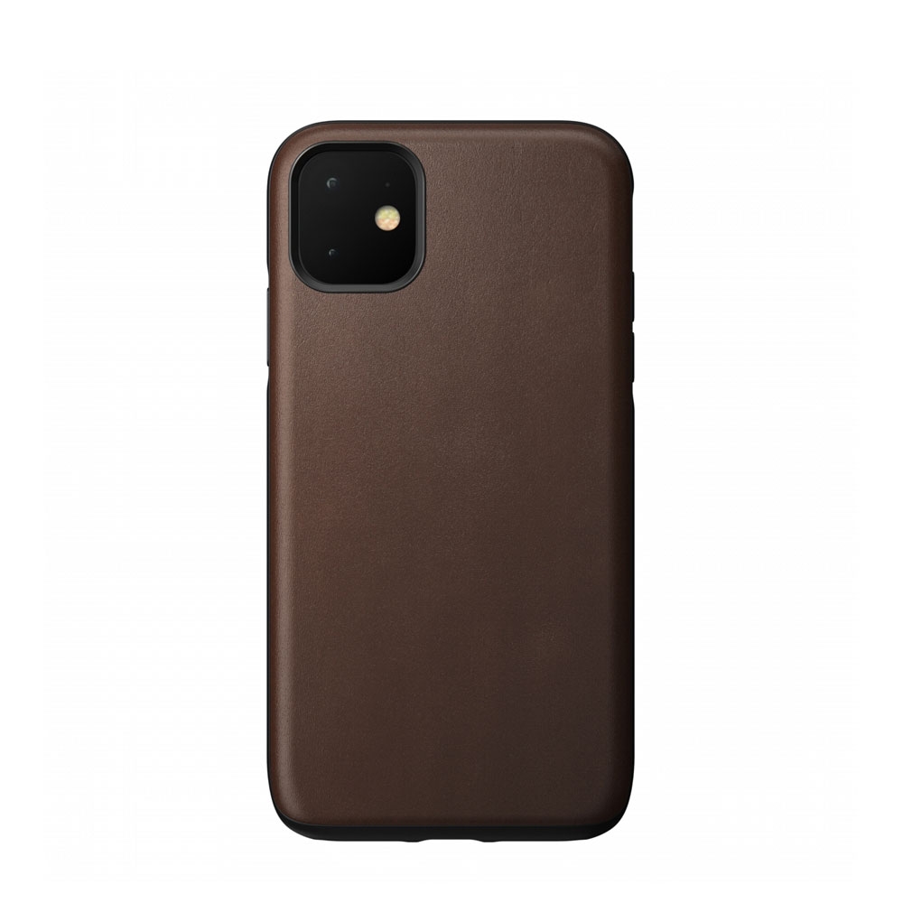Image of Nomad - iPhone 11 Echtleder Hülle Rugged Case (NM21XR0R00) - Braun bei Apfelkiste.ch