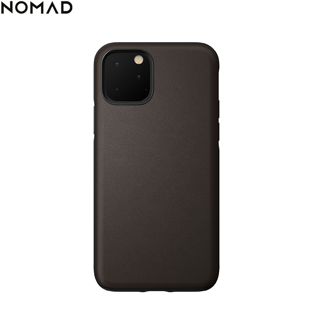 iPhone 11 Pro Max Echtleder Hülle Active Rugged Case (NM21Ym0000) - Mocha (Dunkelbraun)