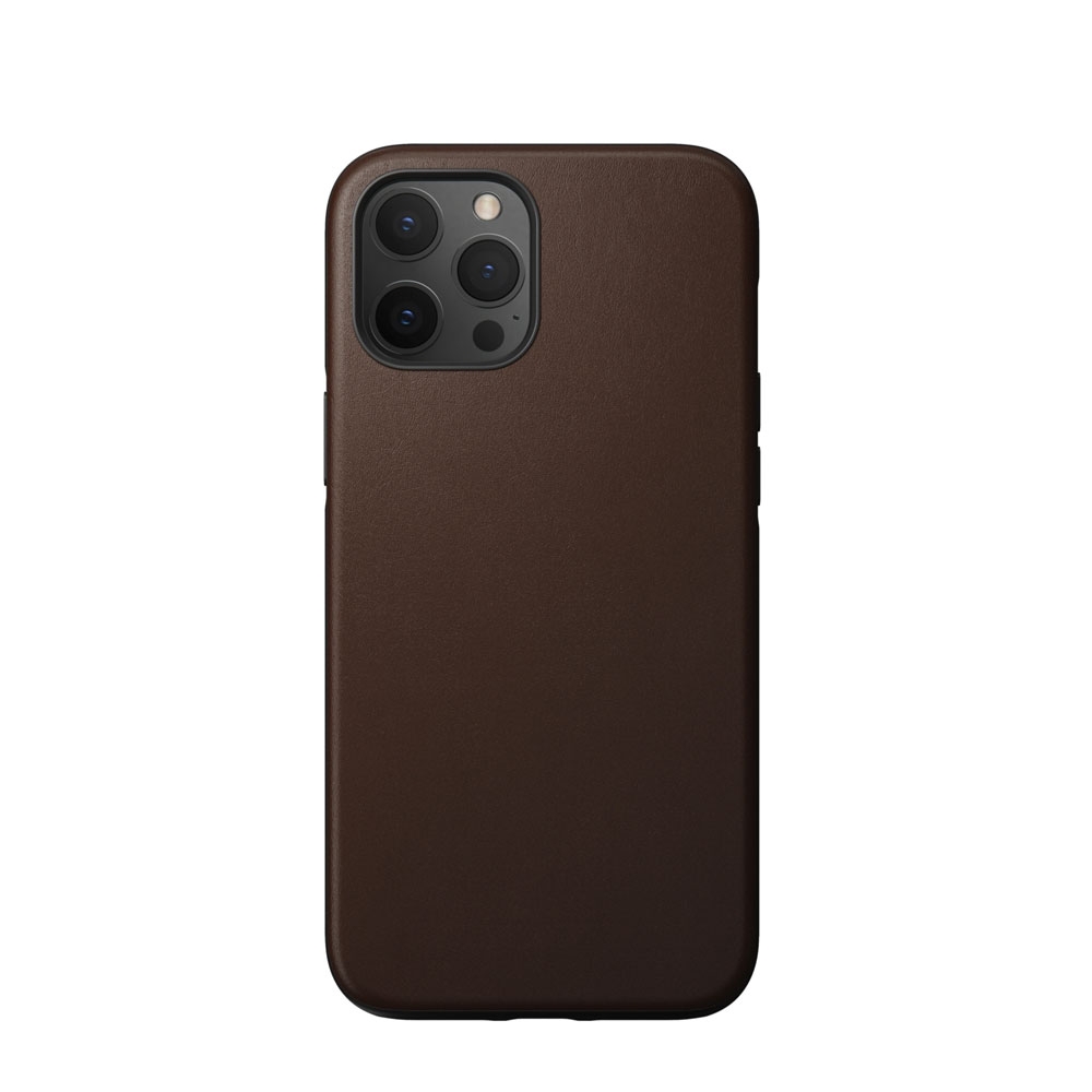 Image of Nomad - iPhone 12 Pro Max Echtleder Hülle Rugged Case - Braun bei Apfelkiste.ch
