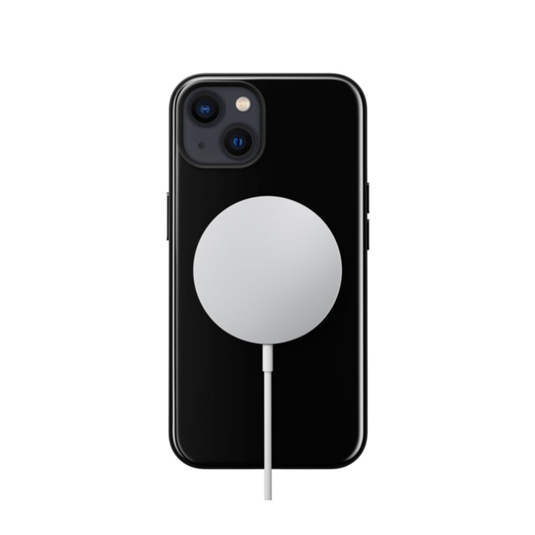 Image of Nomad - iPhone 13 Mini MagSafe Hardcase Hülle Sport Case (NM01040385) - Schwarz (Glanz) bei Apfelkiste.ch