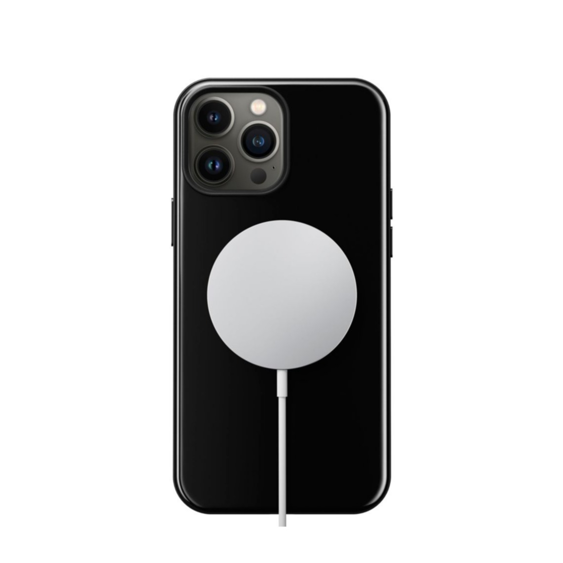 Image of Nomad - iPhone 13 Pro Max MagSafe Hardcase Hülle Sport Case (NM01043485) - Schwarz (Glanz) bei Apfelkiste.ch