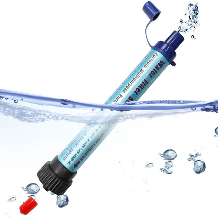 Image of (2000L) Notfall Wasser Filter für Camping / Wandern (Entfernt 99.99% der Bakterien) - Blau bei Apfelkiste.ch