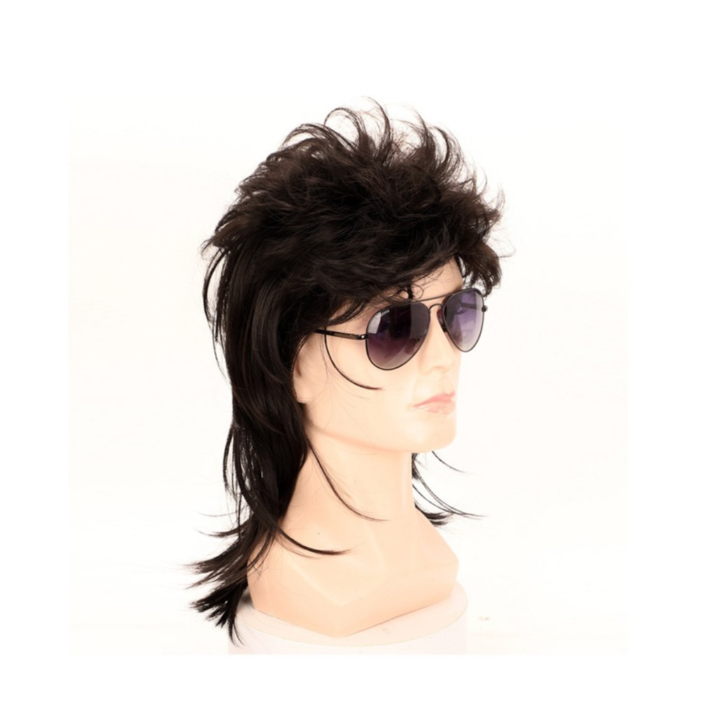 Image of (Ø20cm) Kunsthaar Perücke Kostüm Requisite Pop Rock Perücke - Style 1 bei Apfelkiste.ch