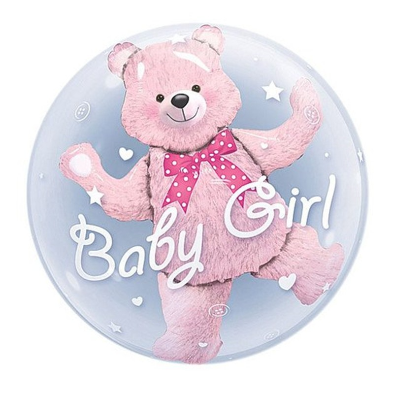Ø60cm) Party Folienballon Baby Shower Baby Girl