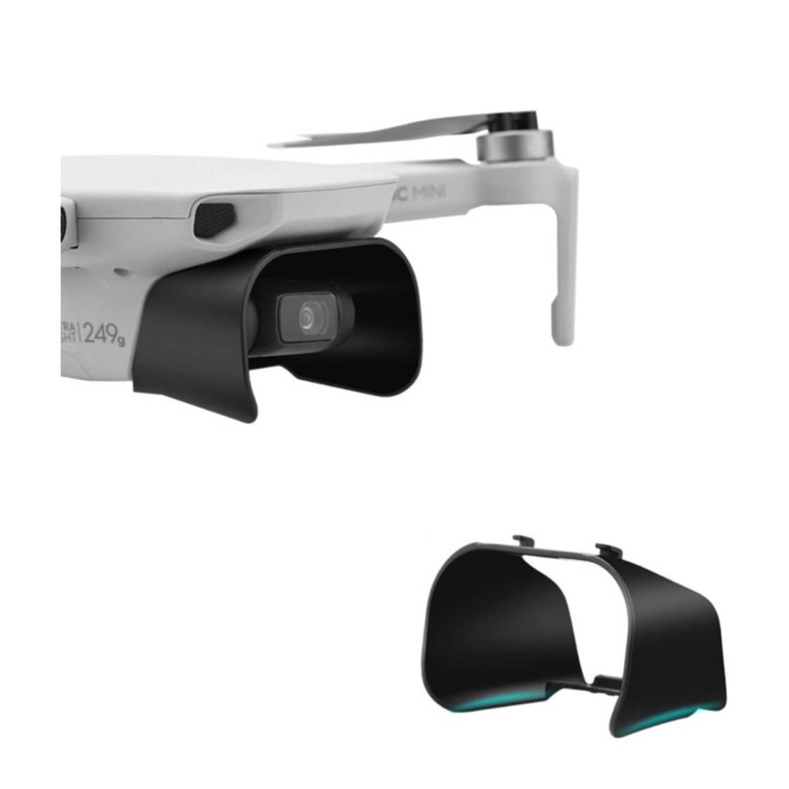Image of Objektiv Sonnenblende Lichtschutz für DJI Mavic Mini Drohne - Schwarz bei Apfelkiste.ch