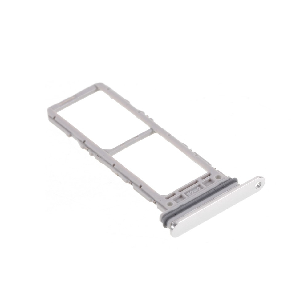 Image of (OEM) Samsung Galaxy Note 10 / 10 5G Dual Sim Tray Karten Schlitten Adapter - Weiss (Silber) bei Apfelkiste.ch