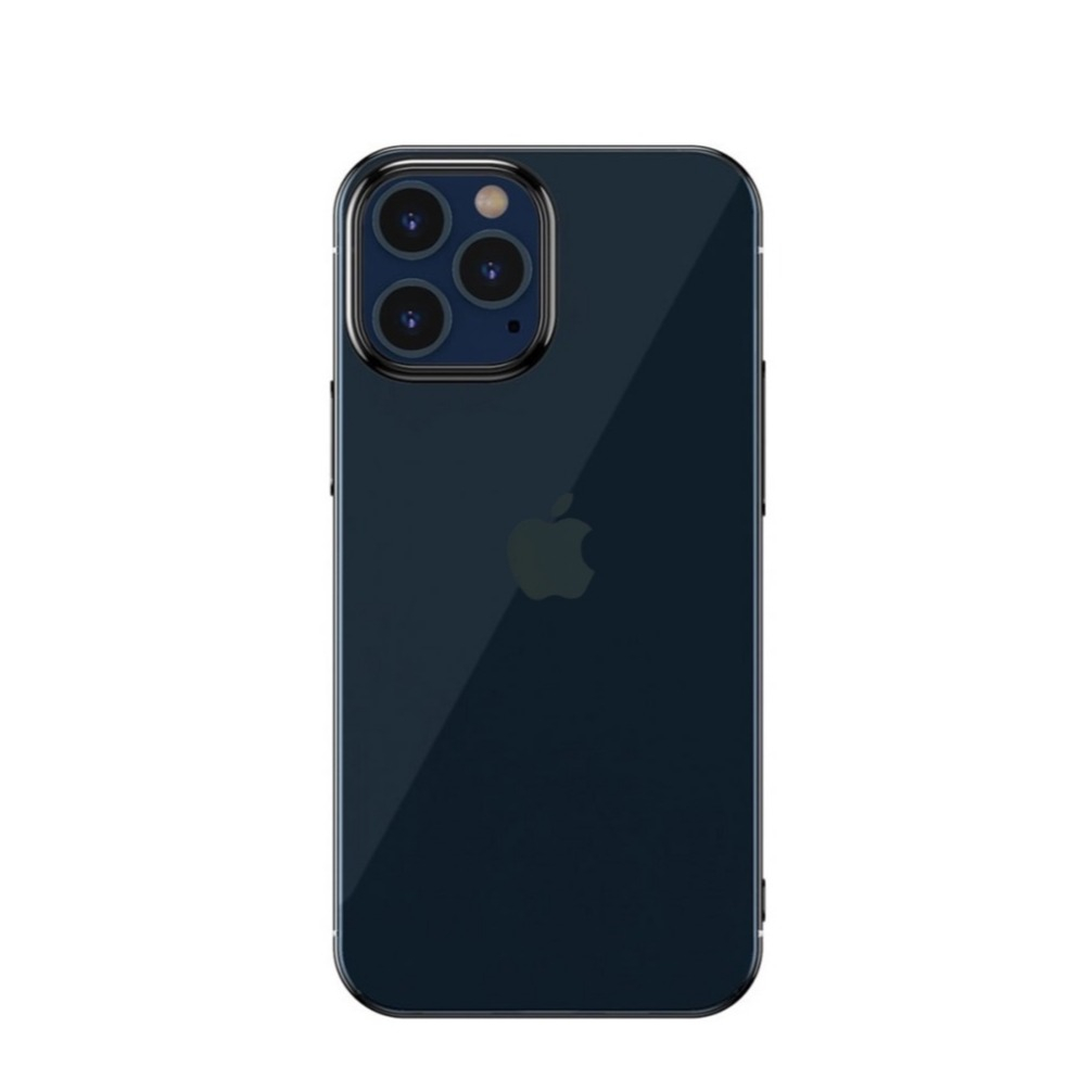 Image of Baseus - iPhone 12 / iPhone 12 Pro Hardcase Hülle Ultra Thin 1.0 mm - Schwarz / Transparent bei Apfelkiste.ch