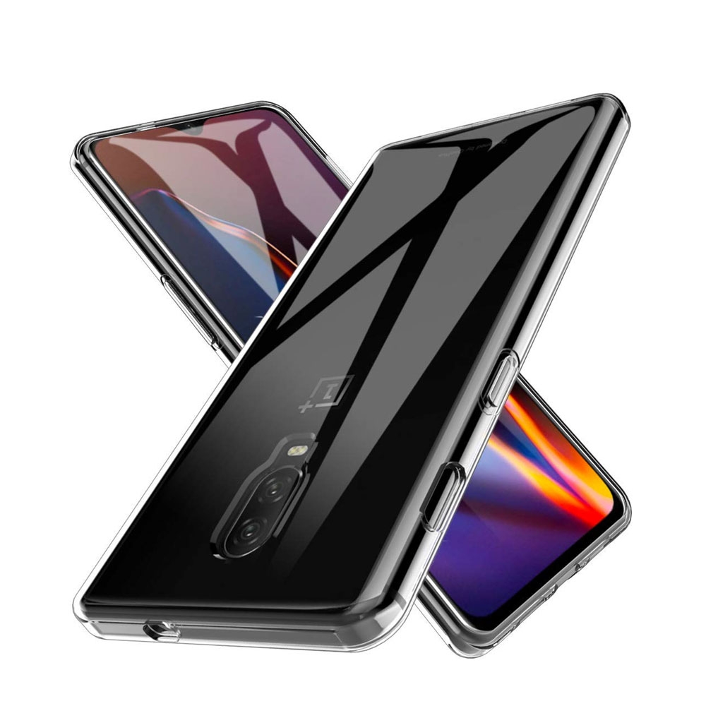 Image of OnePlus 6T Gummi Hülle Case Slim Design - Transparent bei Apfelkiste.ch