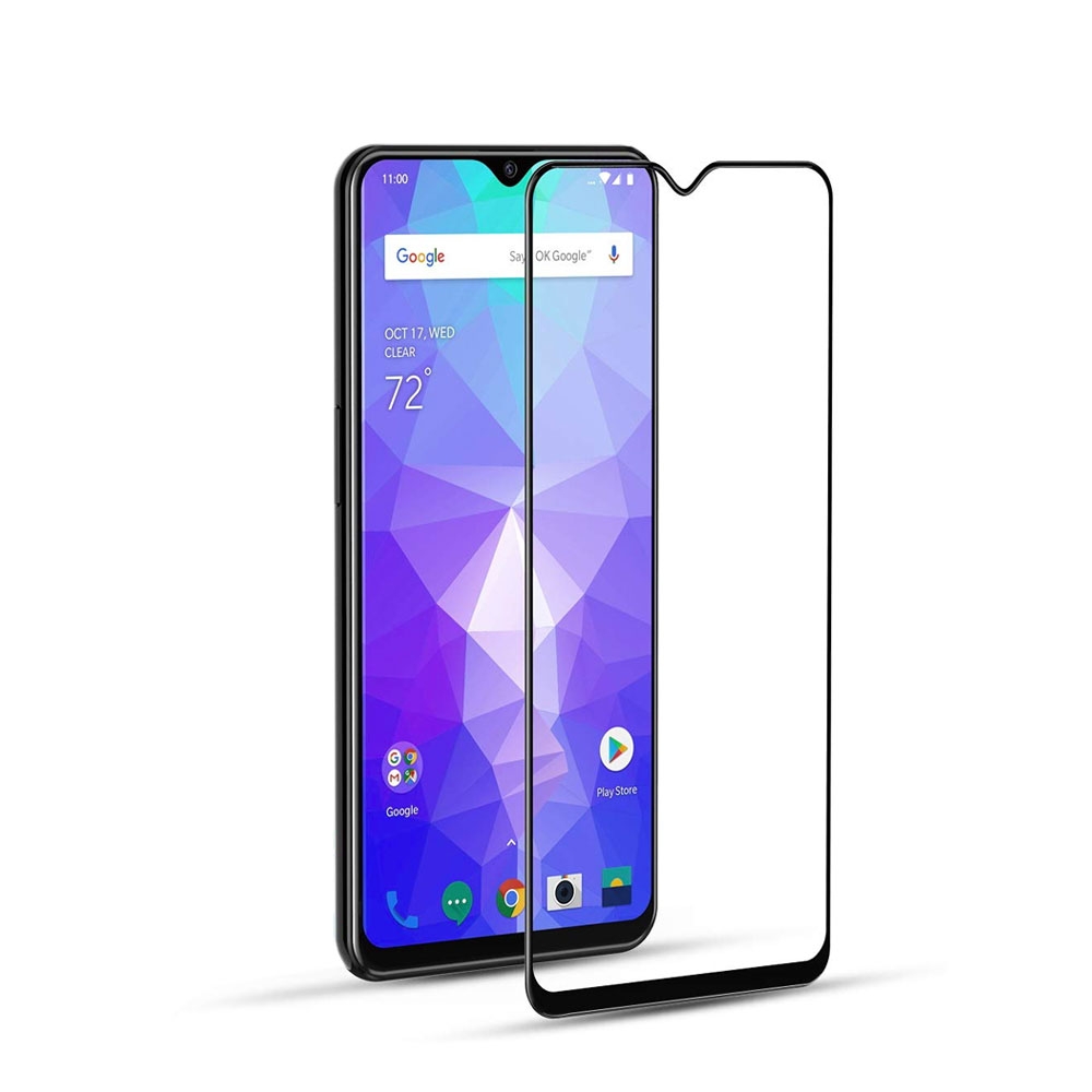 Image of OnePlus 7 Panzer Glas Display Schutz mit Rahmen 0.4mm - Schwarz bei Apfelkiste.ch