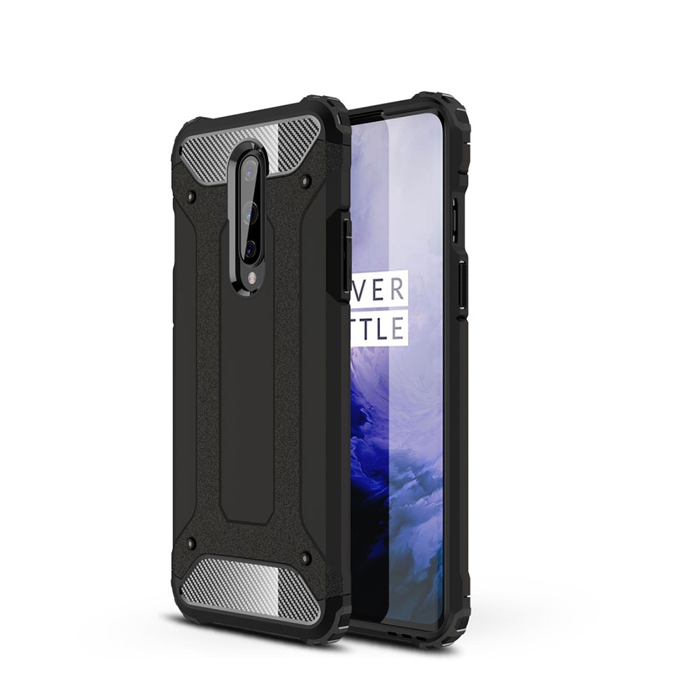 Image of OnePlus 8 Outdoor Hybrid Hardcase Hülle - Schwarz bei Apfelkiste.ch