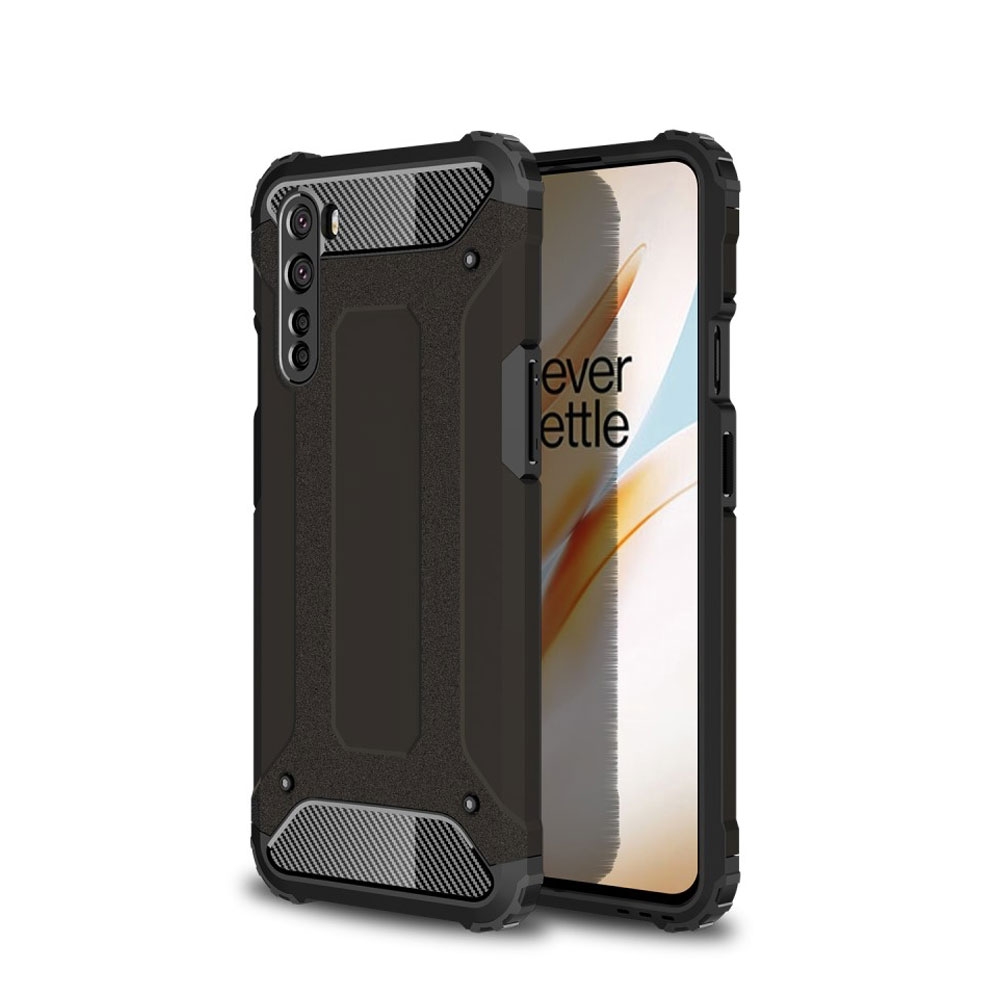 Image of OnePlus Nord Outdoor Hybrid Hardcase Hülle - Schwarz bei Apfelkiste.ch