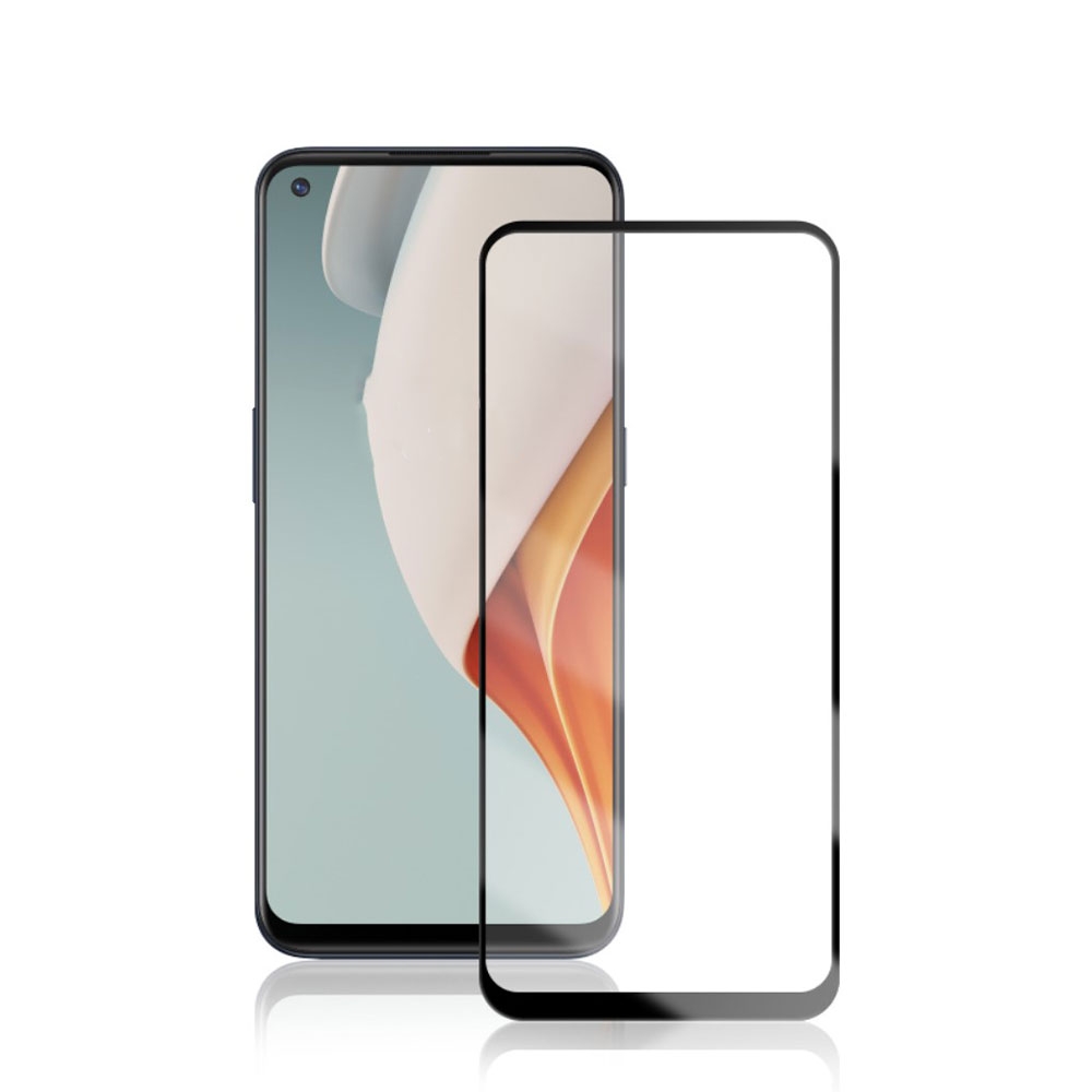 Image of Amorus - OnePlus Nord N10 5G Vollbild 3D Curved Panzer Display Schutz mit Rahmen - Schwarz bei Apfelkiste.ch