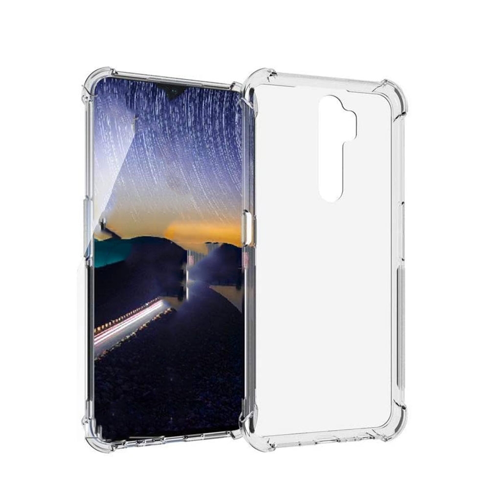 Image of Oppo A9 (2020) Gummi Hülle Case Slim Design mit Air Cushion Fallschutz - Transparent bei Apfelkiste.ch
