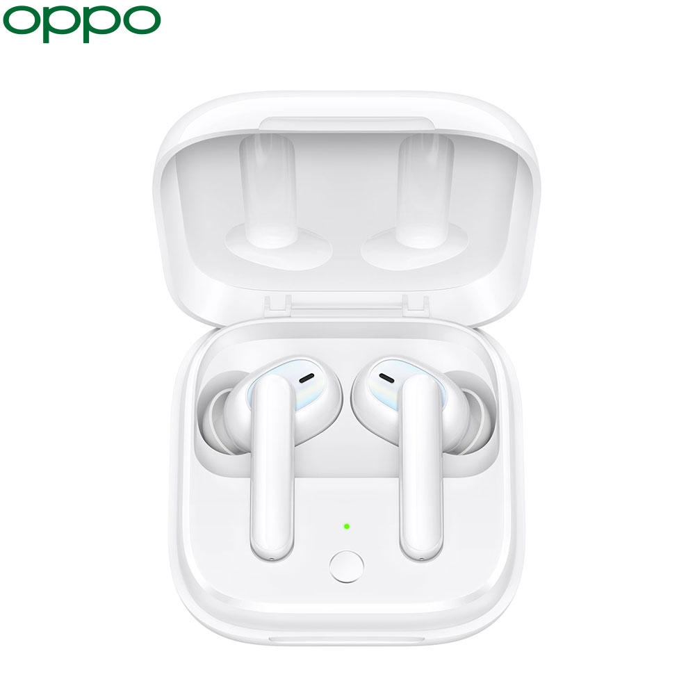 Enco W51 ANC Stereo Bluetooth 5.0 In-Ear Sport Kopfhörer Headset (IP54) + Qi Lade Case 480mAh (6670250) - Weiss