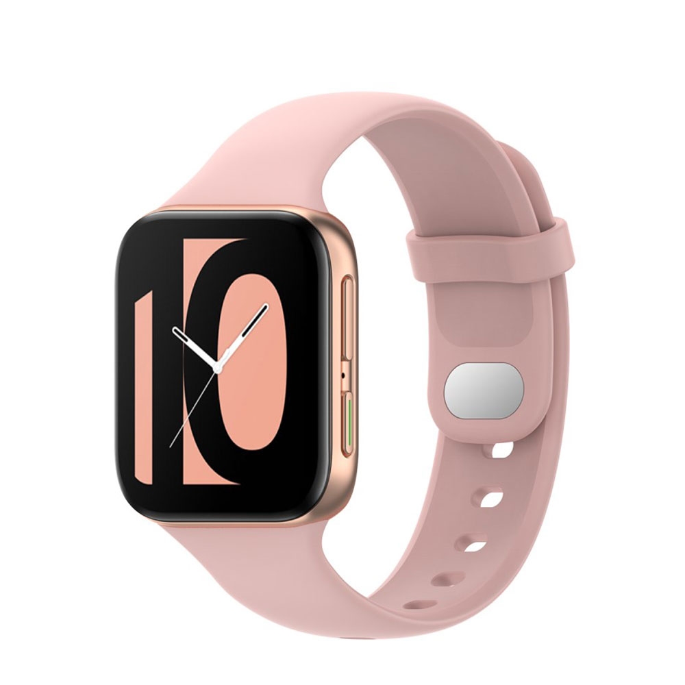 Image of (Gr. M) Oppo Watch (41 mm) Silikon Armband (Gelenkumfang 165-205mm) - Rosa bei Apfelkiste.ch