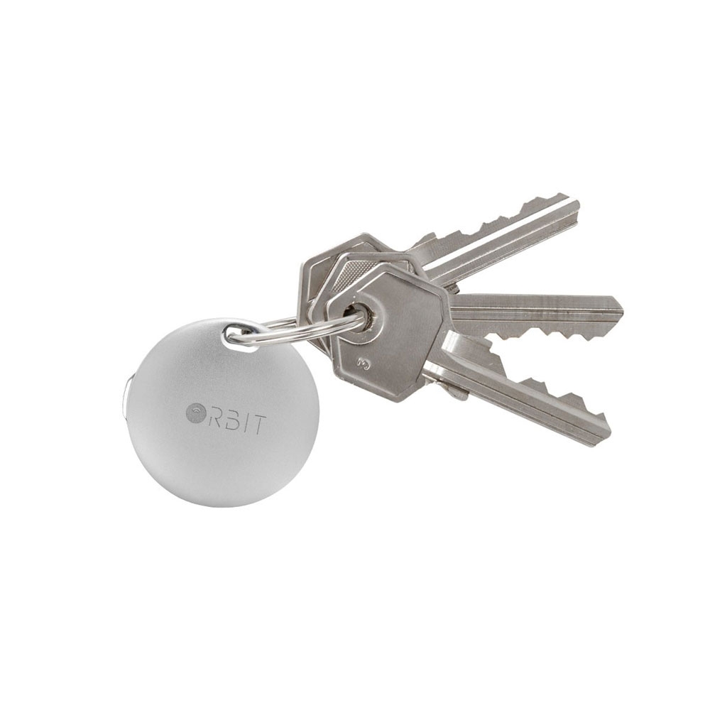 Image of Orbit - Wasserdichter Bluetooth Keyfinder für iOS/Android (ORB427) - Silber bei Apfelkiste.ch