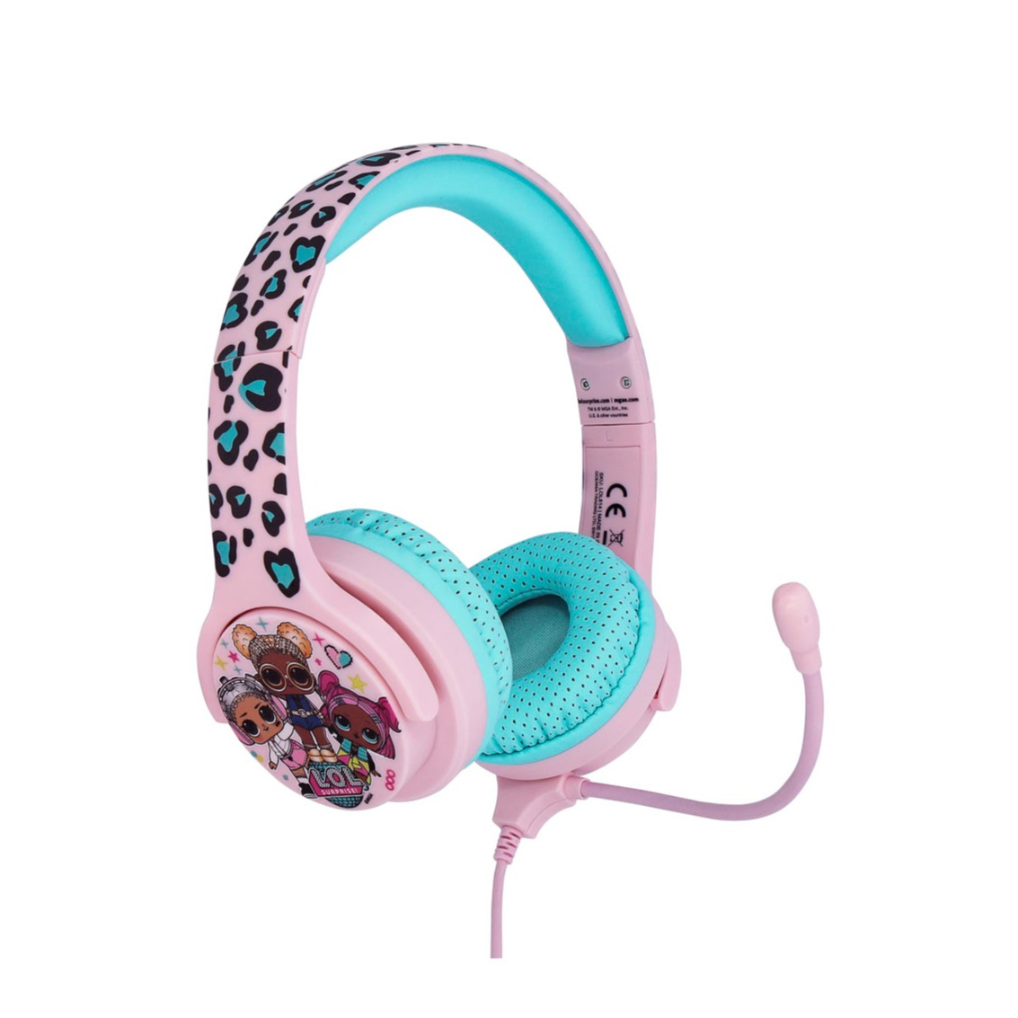 Mice Ear Elesound Kinder Kopfhörer,kabelgebunden,85 db Lautstärkeregler,Kopfhörer für Kinder,Kinder-Kopfhörer,sicher,weich,verstellbar,langlebig,für Kinder,Mädchen,Jungen,Kinder und iPad Schwarz 