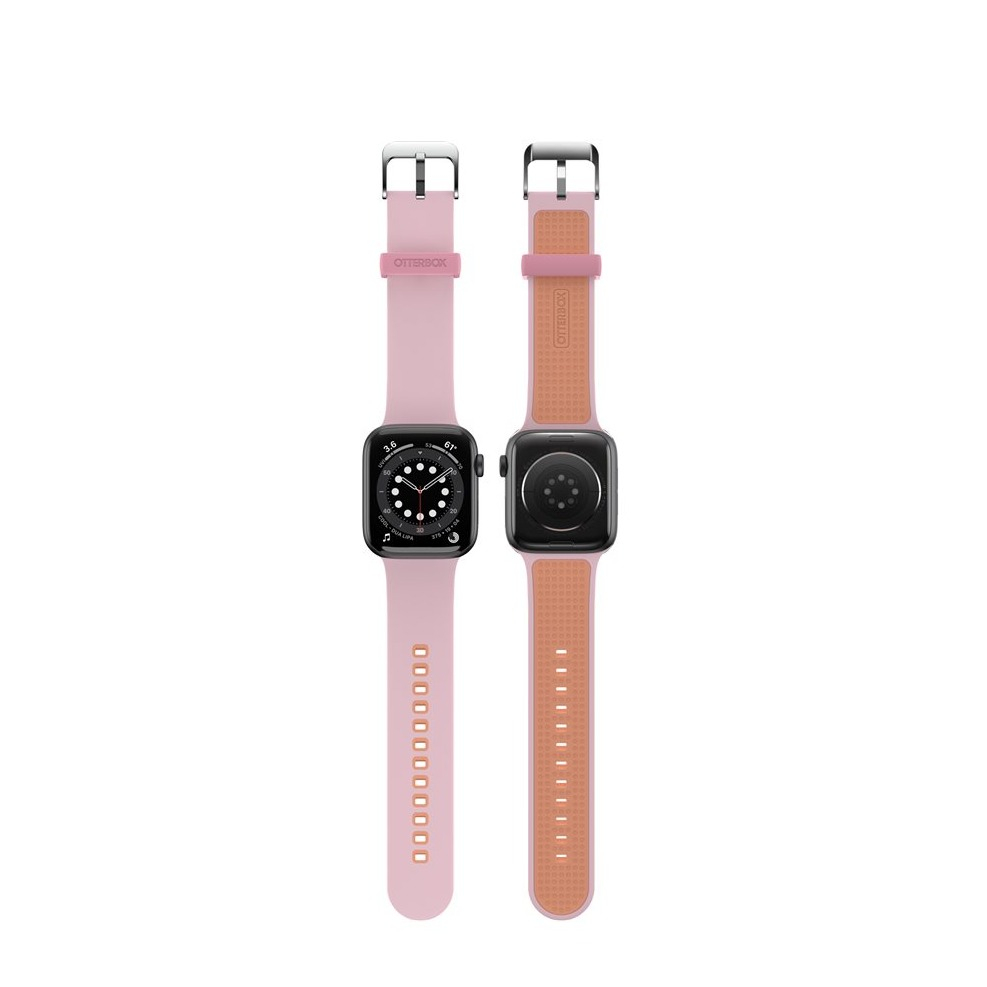 Image of (Gr. XS) Otterbox - Apple Watch (41/40/38 mm) Silikon Sport Armband Gelenkumfang: 147-230 mm (77-83896) - Rosa / Orange bei Apfelkiste.ch