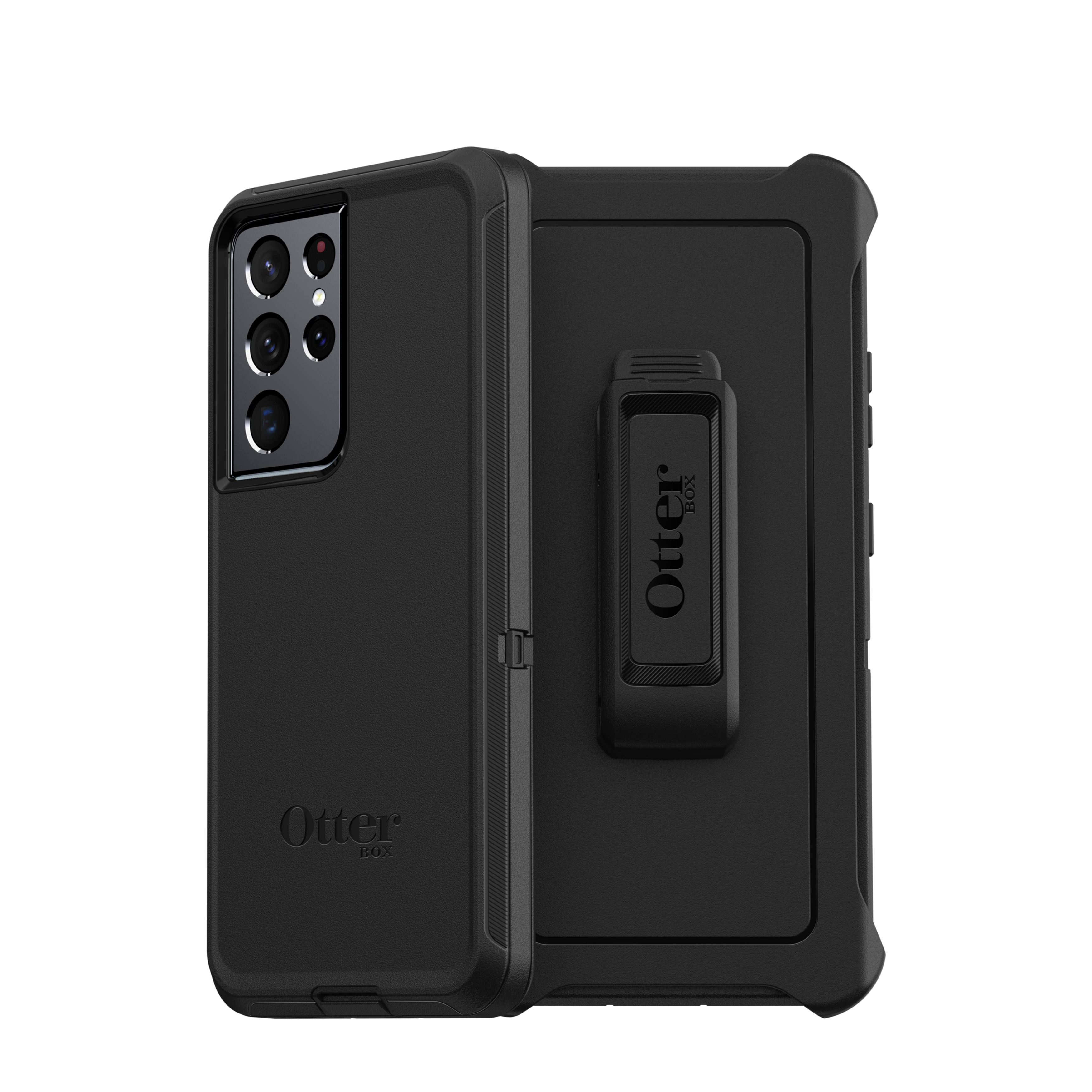Image of Otterbox - Samsung Galaxy S21 Ultra 5G Outdoor Schutz Hülle Defender Series + Holster (77-82070) - Schwarz bei Apfelkiste.ch