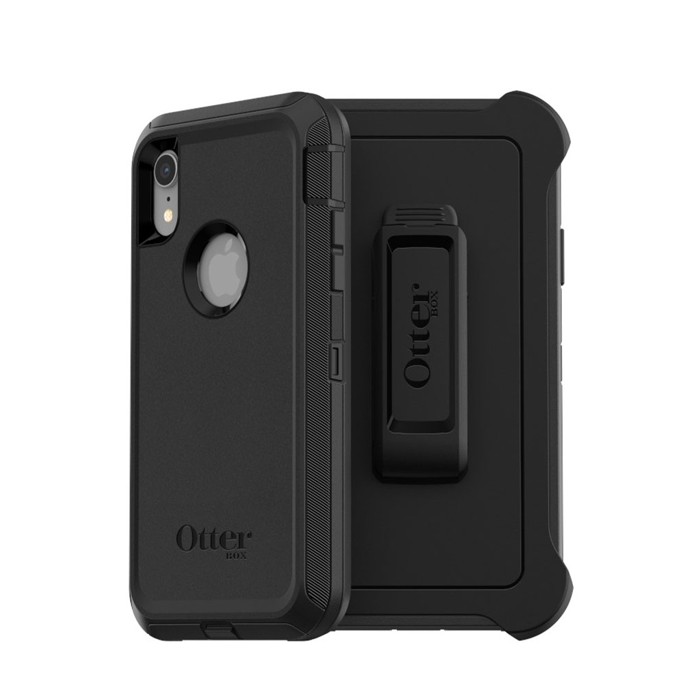 Image of Otterbox - iPhone Xr Outdoor Schutz Hülle Defender Series + Holster (77-59761) - Schwarz bei Apfelkiste.ch