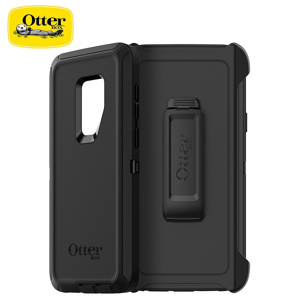 Samsung Galaxy S9+ Plus Outdoor Schutz Hülle Defender Series + Holster (77-57992) - Schwarz