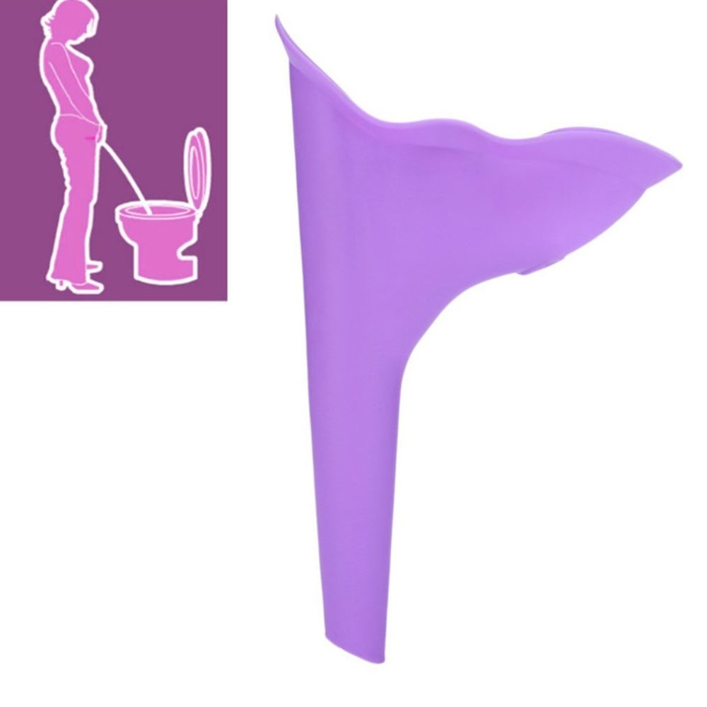Frauen Urinal Urintrichter Stehpinkeln Silikontrichter Hygiene Reisen Survival 