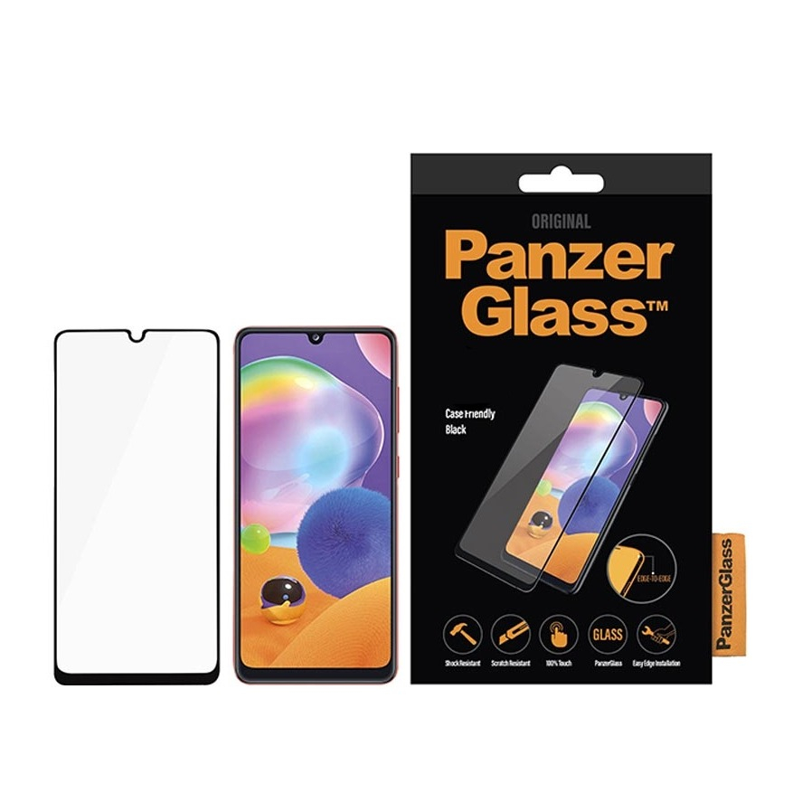 Image of PanzerGlass - Samsung Galaxy A32 (4G) Panzer Glas Display Case Friendly mit Rahmen (7226) - Schwarz bei Apfelkiste.ch