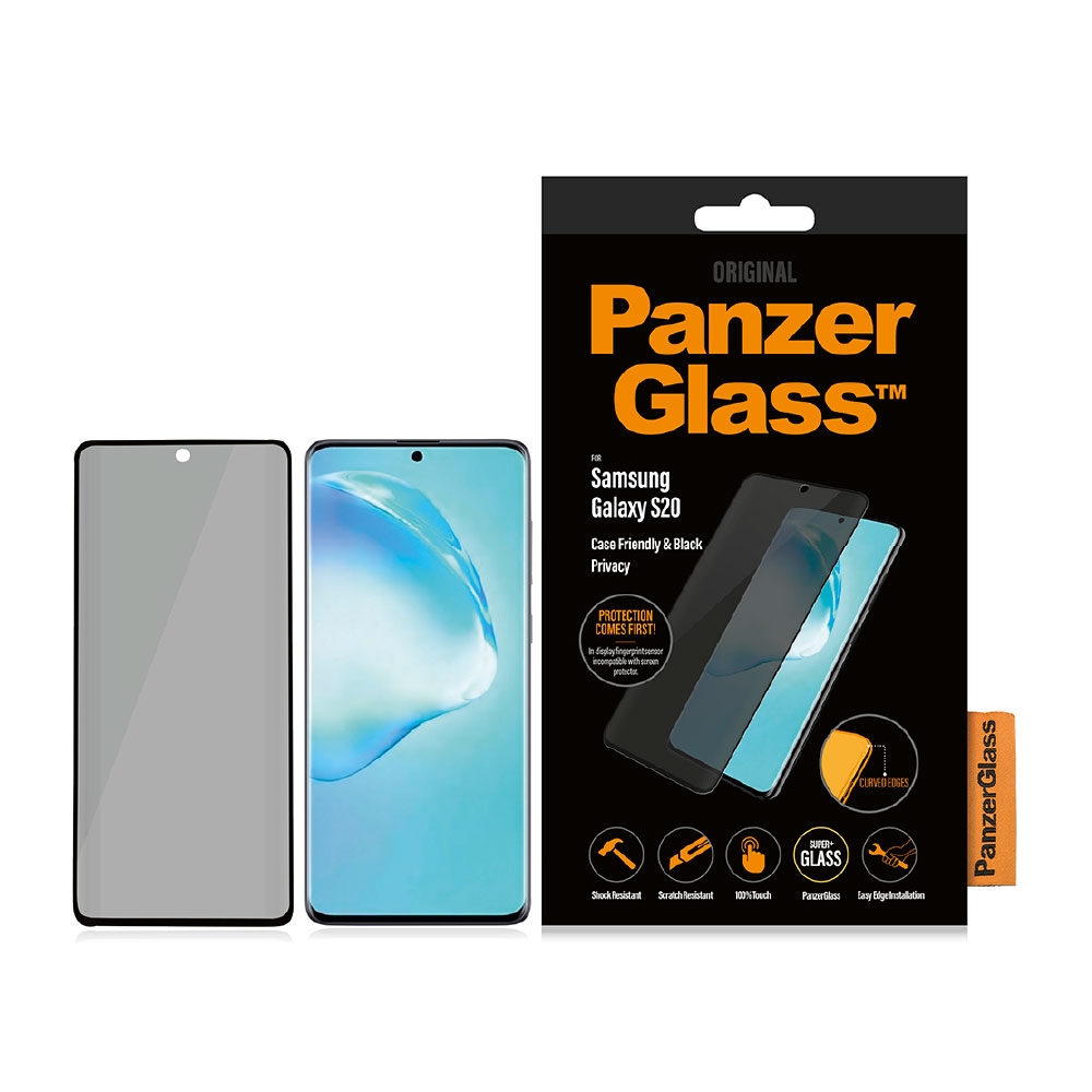 Image of PanzerGlass - Samsung Galaxy S20 / S20 5G Privacy Panzer Glas Display 0.4 mm (P7219) bei Apfelkiste.ch