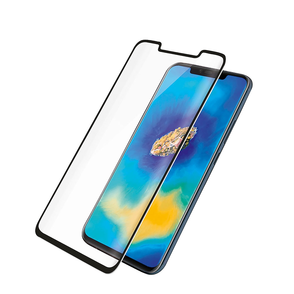 Image of PanzerGlass - Huawei Mate 20 Pro Panzer Glas Display Case Friendly mit Rahmen (5324) - Schwarz bei Apfelkiste.ch