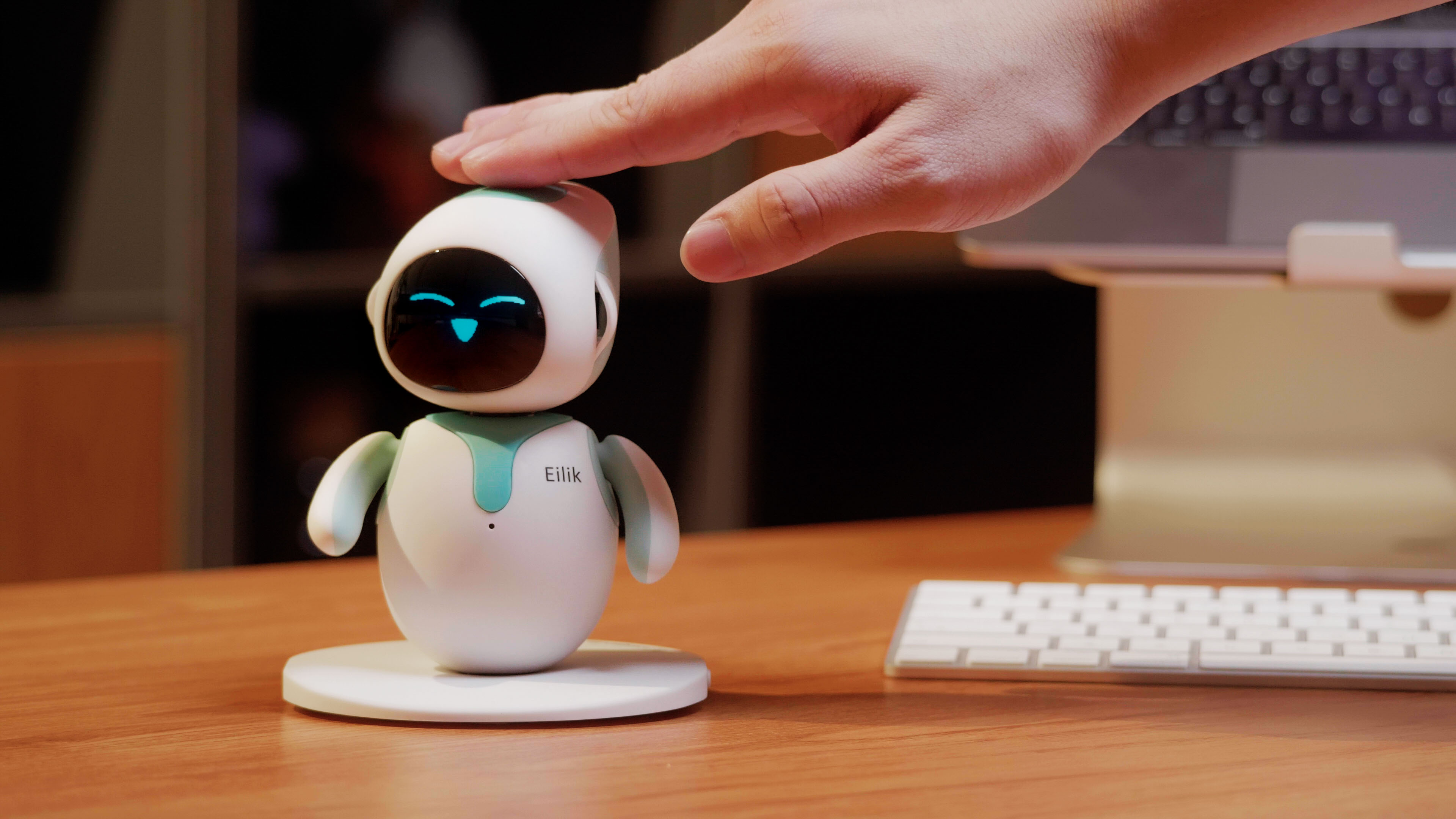 ENERGIZE LAB Eilik Bleu - Robot De Compagnie Pour Les Enfants Et Les Adultes : Votre Partenaire Interactif Avec Des Mises A Jour