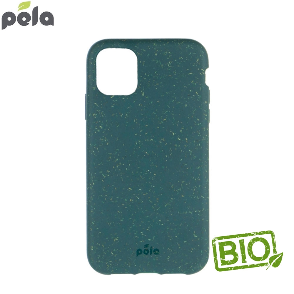 iPhone 11 Pro Biobasierte Gummi Schutzhülle Eco Friendly Nachhaltig Kompostierbar (11236-IPXI-GREEN-PKG) - Grün