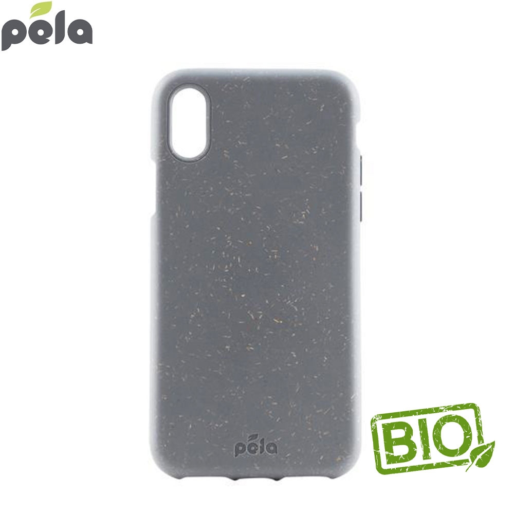 iPhone Xr Biobasierte Gummi Schutzhülle Eco Friendly Nachhaltig Kompostierbar (11111) - Grau