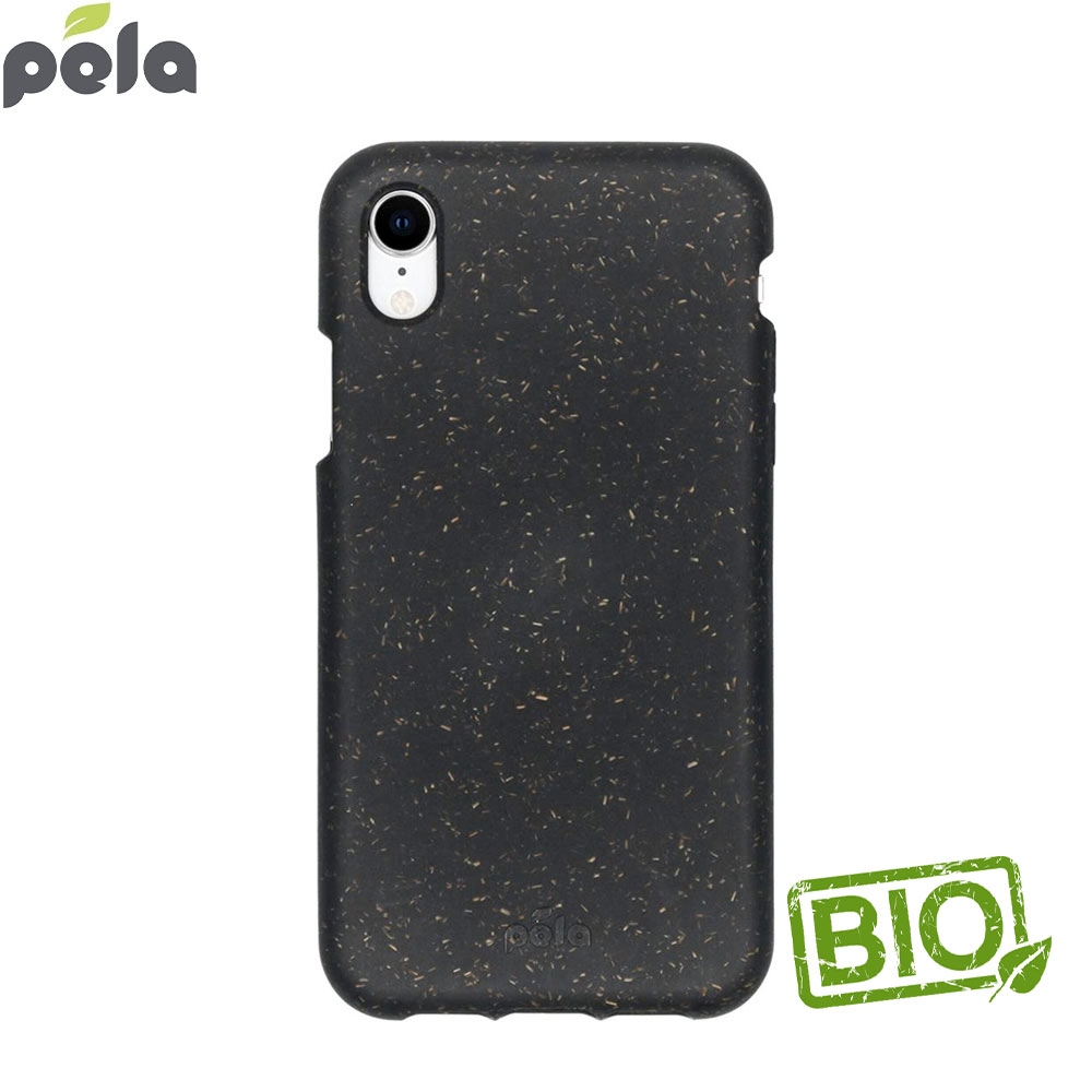 iPhone Xr Biobasierte Gummi Schutzhülle Eco Friendly Nachhaltig Kompostierbar (11104) - Schwarz